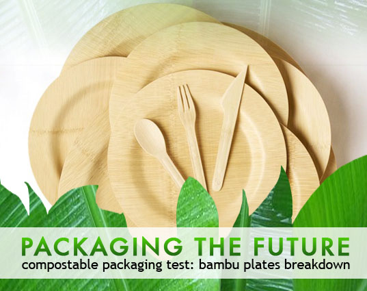 sustainable design, green design, packaging the future, biodegradable packaging, green packaging, composting test, green materials, bambu plates