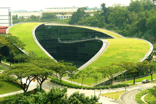 Nanyang Technological University, Singapore, Art, Design, Media, green roofs, natural landscaping, CPG Consultants, glass facade, nanyang1.jpg